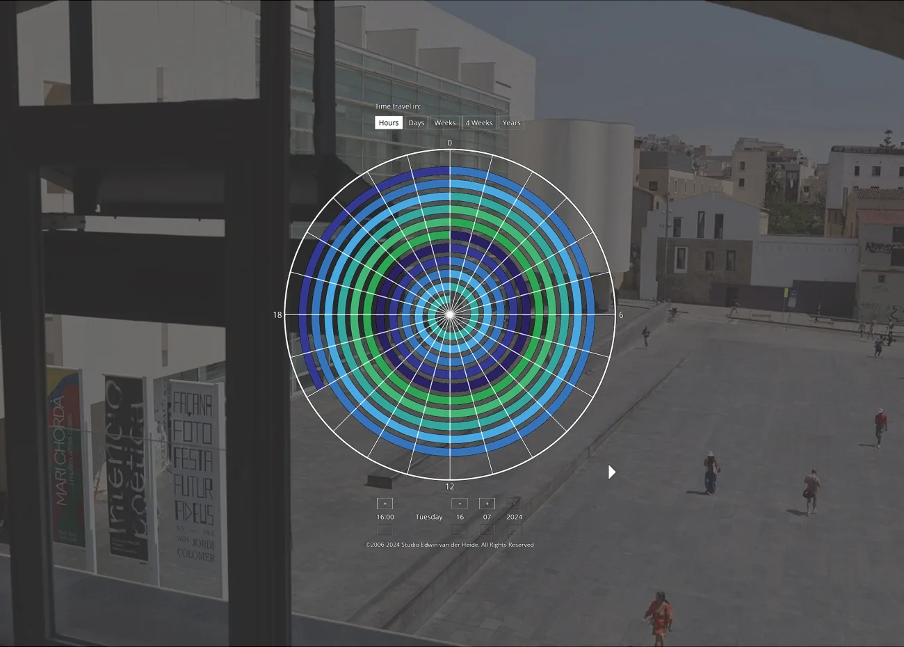 Spiral of Time – Plaça dels Àngels – MACBA